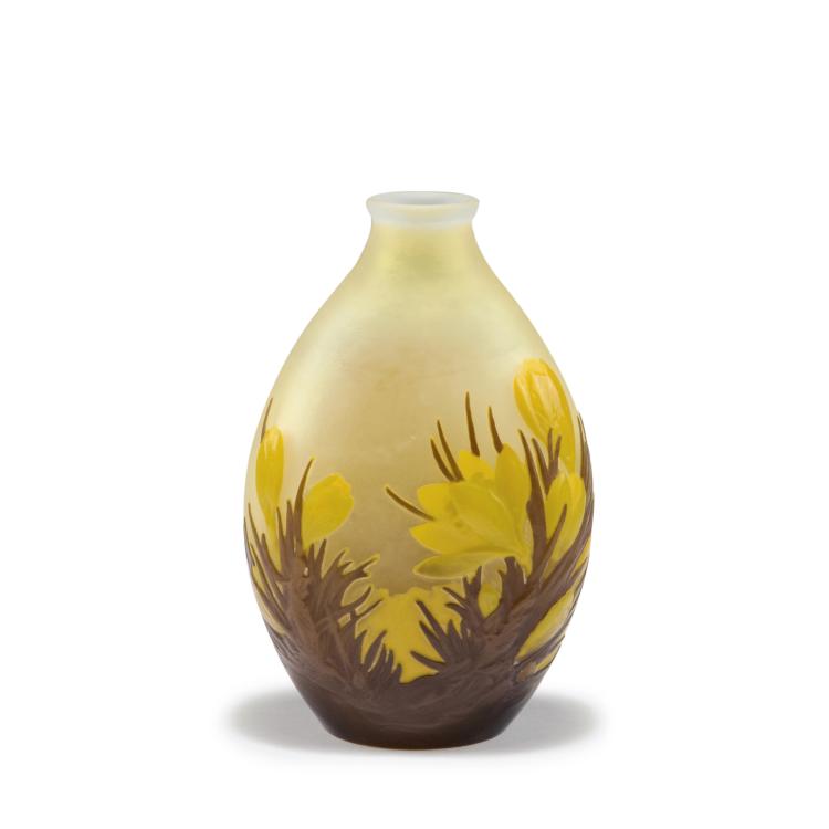 Hauptbild zu Objekt, Souffl&eacute;-Vase 'Crocus', 1931, Gall&eacute;, Emile, Nancy, 135 156