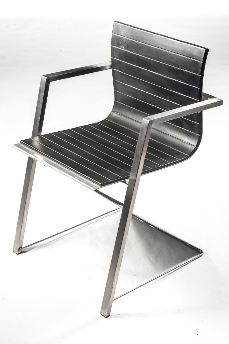 Hauptbild zu Objekt, 'd8 Documenta' armchair, 1987, Reinhard M&uuml;ller, Pentagon, K&ouml;ln, 134B 538