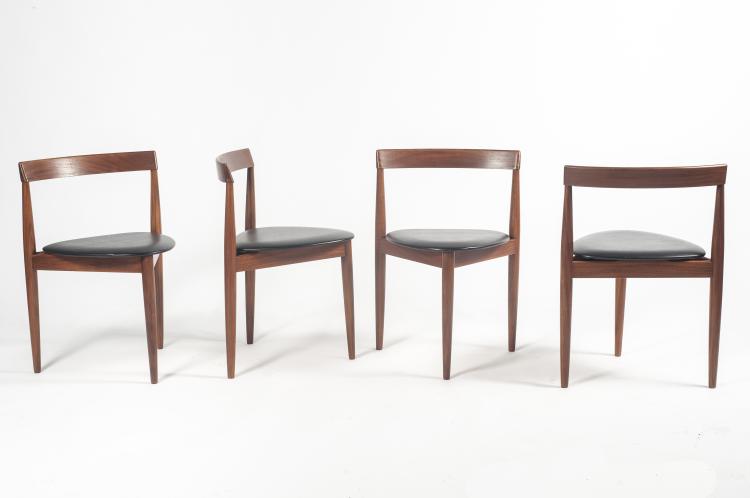 Bild 3 zu Objekt, Table and four chairs, 1962, Hans Olsen, Frem R&oslash;jle M&oslash;belfabrik, 133B 470