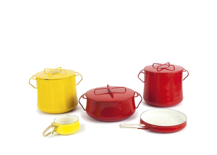 Hauptbild zu Objekt, Eleven pots and pans, c1960, Jens Harald Quistgaard, Dansk Designs, Frankreich, 133B 240