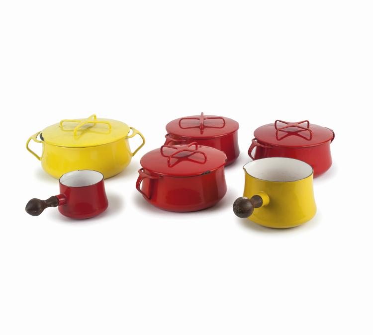 Bild 1 zu Objekt, Eleven pots and pans, c1960, Jens Harald Quistgaard, Dansk Designs, Frankreich, 133B 240
