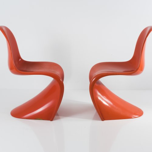 Two 'Panton' chairs, 1962/67