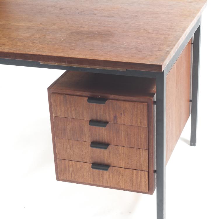 Bild 1 zu Objekt, Schreibtisch 'SET', 1963/64 , Herbert Hirche, Holz&auml;pfel, Christian, Ebhausen, 133A 78