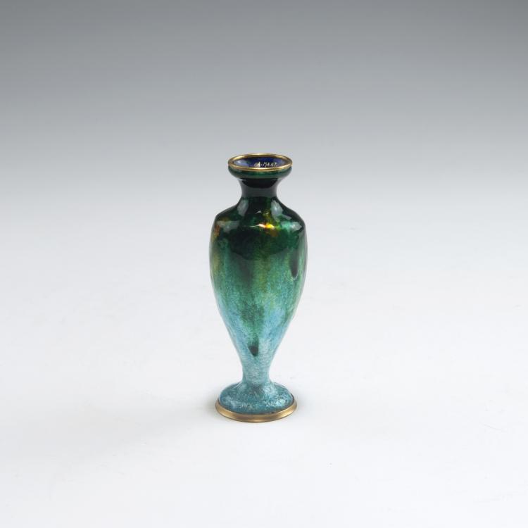 Bild 1 zu Objekt, Miniature vase, 1920s, Marty, Alexandre, Limoges, 135 420