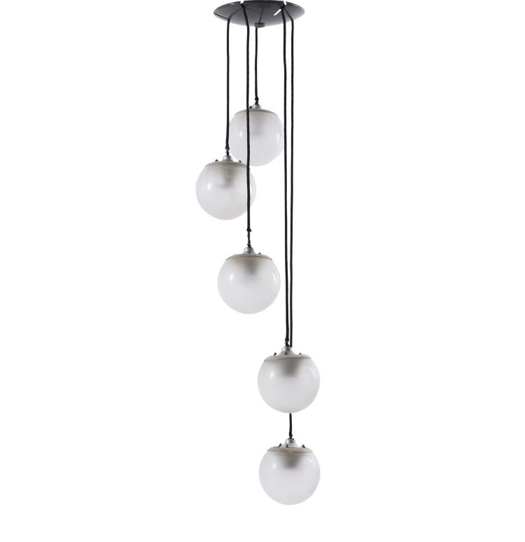 Hauptbild zu Objekt, '2095/5' pendant, 1958, Gino Sarfatti, Arteluce, Mailand, 134A 72