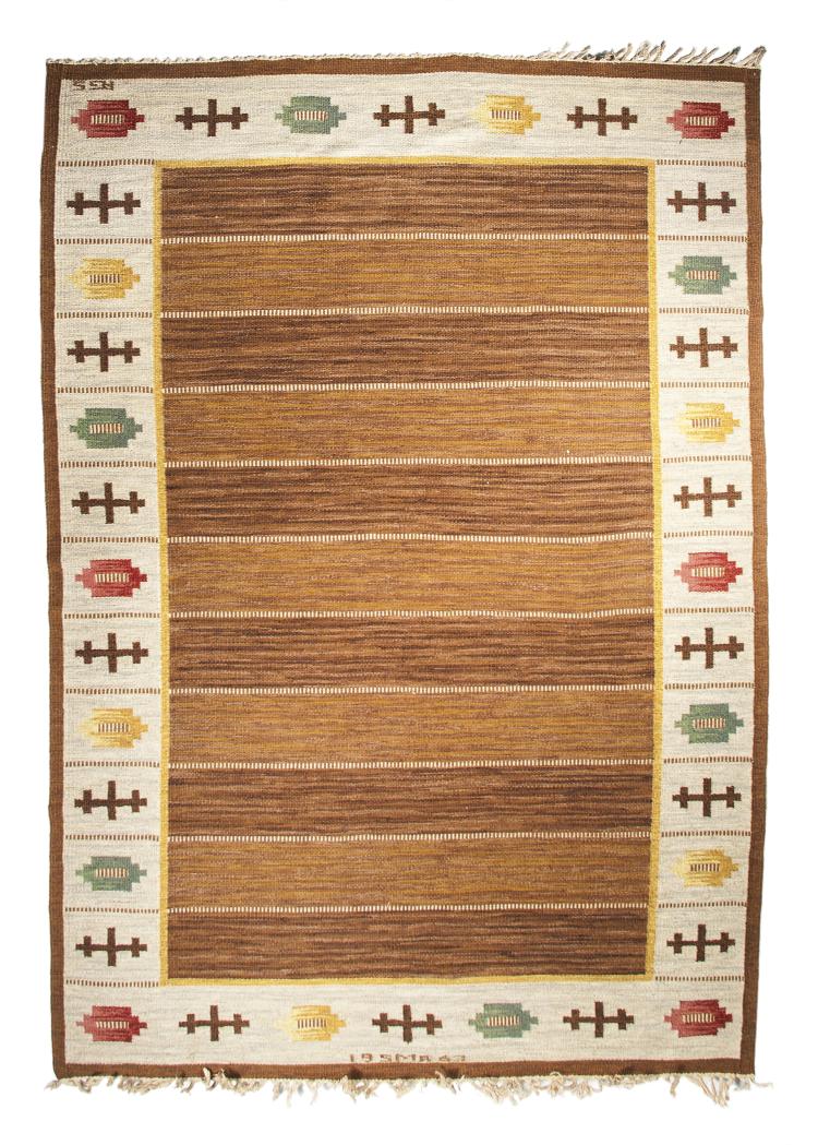 Hauptbild zu Objekt, Teppich '19 SMA 63', um 1963, Sj&ouml;qvist, Annagreta, 133B 519