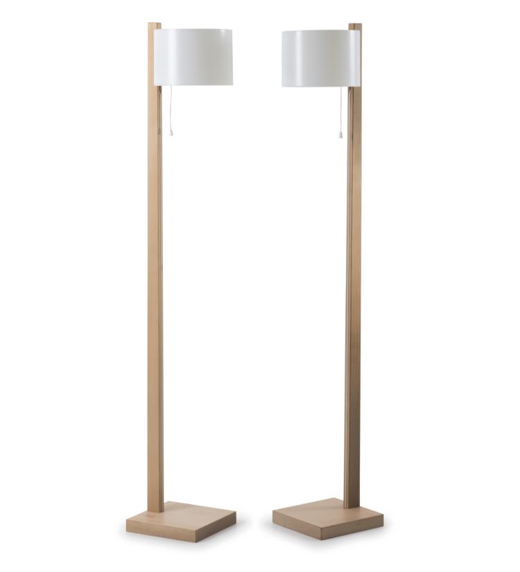 Hauptbild zu Objekt, Two floor lights, c1960, Uno Kristiansson, Luxus, Vittsj&ouml;, 133B 450