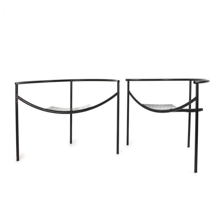 Hauptbild zu Objekt, Two 'Dr. Sonderbar' armchairs, 1983, Philippe Starck, XO, Paris, 133B 618