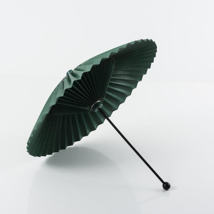 Hauptbild zu Objekt, Papierschirm 'Rainbelle', 1948, Ferdinand Kramer, Folding Products Manufacture Co., Long Island/NY, 133A 126