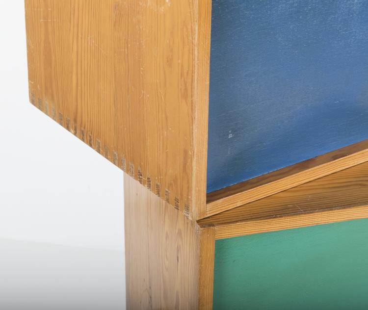 Bild 3 zu Objekt, Siebenteiliges Spielm&ouml;bel-System f&uuml;r Kinder, 1954, Hans Gugelot, Gr&uuml;nzig & Co., Eystrup, 133A 127