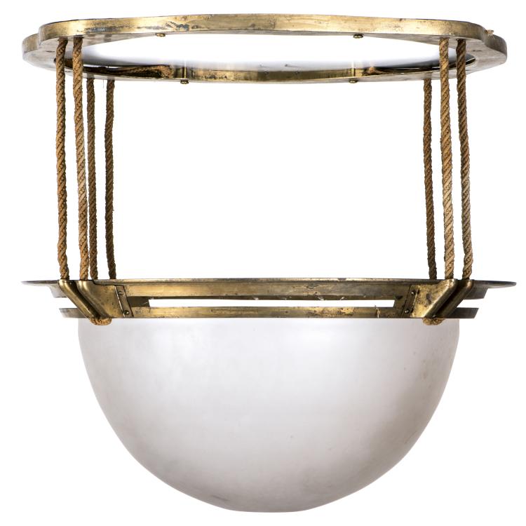 Hauptbild zu Objekt, Deckenleuchte, 1905/06, Henry van de Velde, Bergner, Otto, Berka, oder Seyffart, Otto, Altenburg, 136A 10