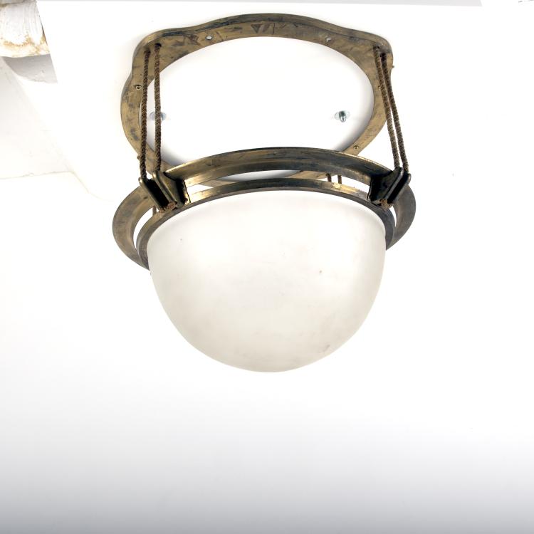 Bild 3 zu Objekt, Deckenleuchte, 1905/06, Henry van de Velde, Bergner, Otto, Berka, oder Seyffart, Otto, Altenburg, 136A 10