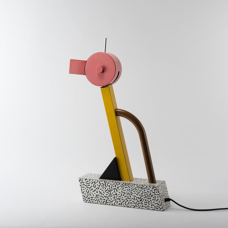 Bild 1 zu Objekt, 'Tahiti' table light, 1981, Ettore Sottsass, Memphis, Mailand, 134A 246