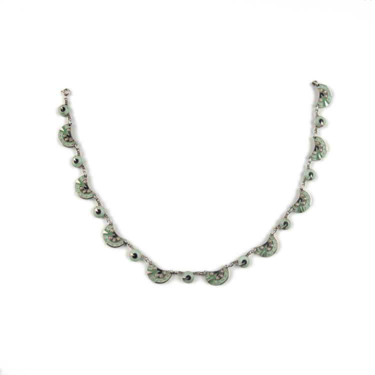 Hauptbild zu Objekt, Necklace, c1927, Fahrner, Theodor, Pforzheim, 135 487