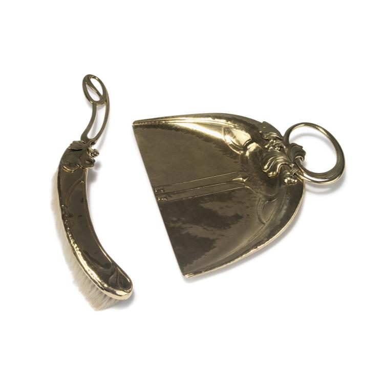 Hauptbild zu Objekt, Tischschaufel und Besen, um 1900, WMF, Geislingen, 135 434