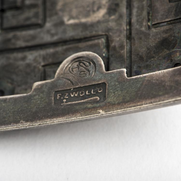 Bild 1 zu Objekt, Brosche, 1910-14, Johannes Ludovicus Mathieu Lauweriks, Hagener Silberschmiede; Zwollo, Frans, 135 491