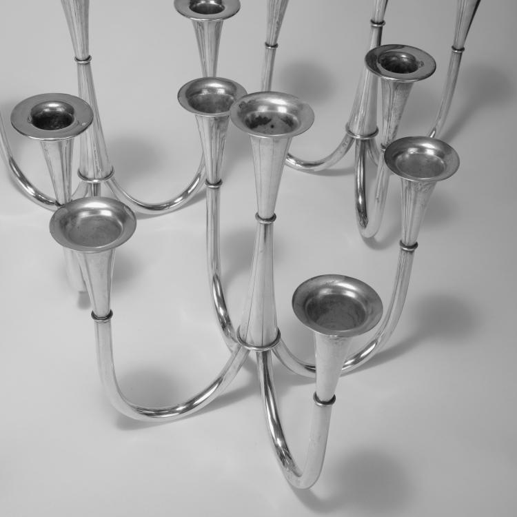 Bild 1 zu Objekt, Five candelabra, 1952/53, Wilhelm Wagenfeld, WMF, Geislingen, 134D 893