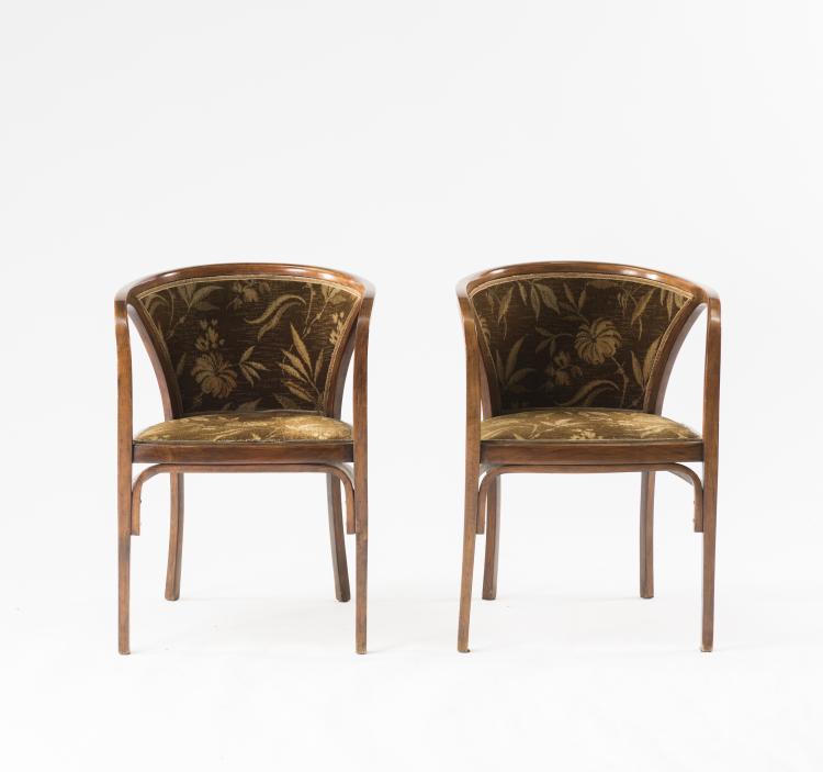 Bild 1 zu Objekt, Two armchairs, 1906, Marcel Kammerer, Thonet, Wien, 134D 750