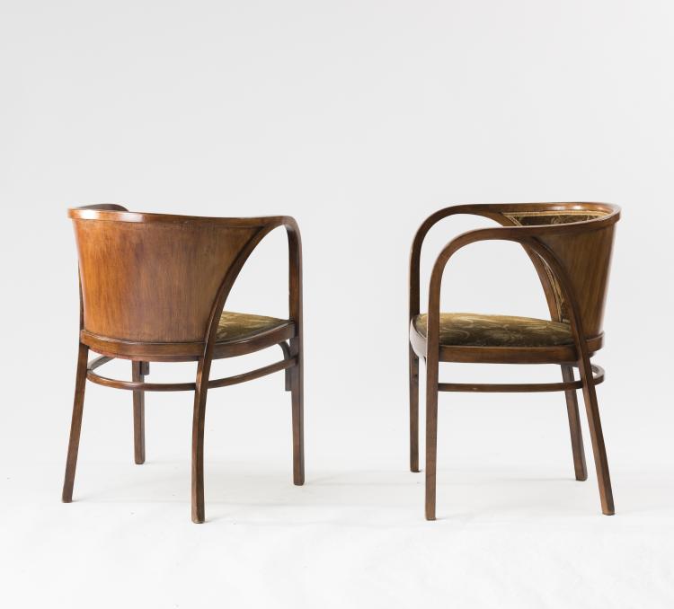 Bild 2 zu Objekt, Two armchairs, 1906, Marcel Kammerer, Thonet, Wien, 134D 750