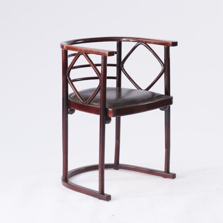 Bild 3 zu Objekt, 'Fledermaus' - '729' armchair, 1905, Gustav Siegel, Kohn, Jacob & Josef, Teschen, 134D 746