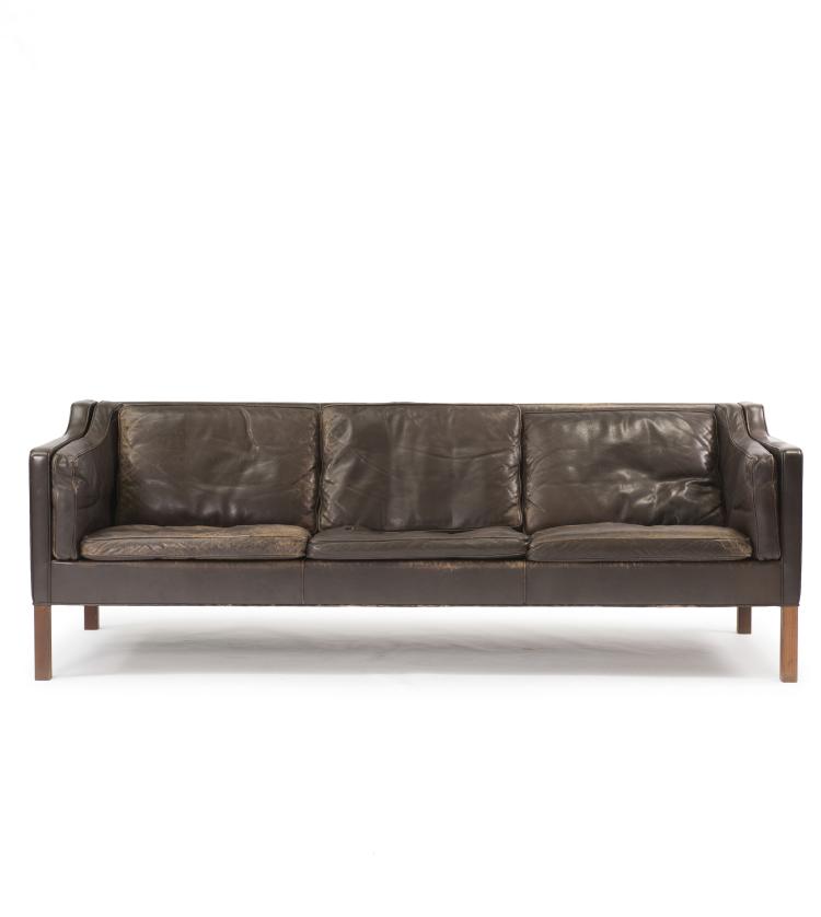 Hauptbild zu Objekt, Dreiersofa '2213', um 1962, Fredericia Stolefabrik, Fredericia, 134D 914
