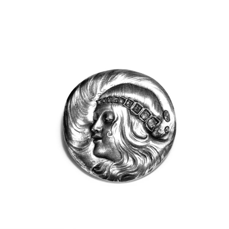 Hauptbild zu Objekt, Brosche, um 1900, St. Petersburg Faberg&eacute;, Faberg&eacute;, St. Petersburg, 134D 732