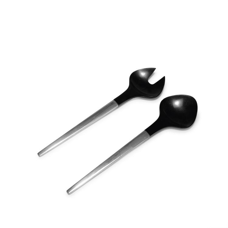 Hauptbild zu Objekt, Salatbesteck 'Caravel', 1957, Henning Koppel, Jensen, Georg, Kopenhagen, 134D 899