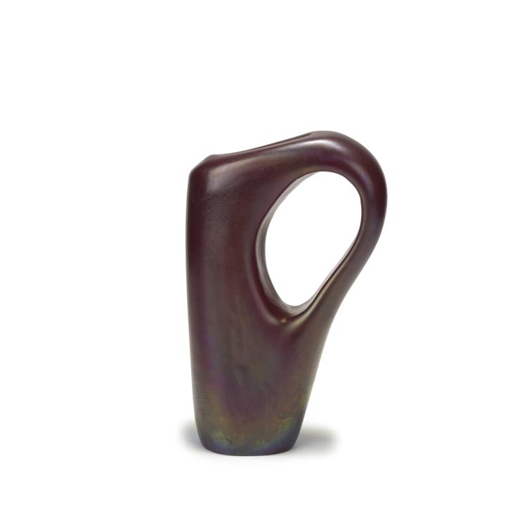 Hauptbild zu Objekt, 'Anse volante' vase, c1952, Giorgio Ferro, A.Ve.M., Murano, 134D 894