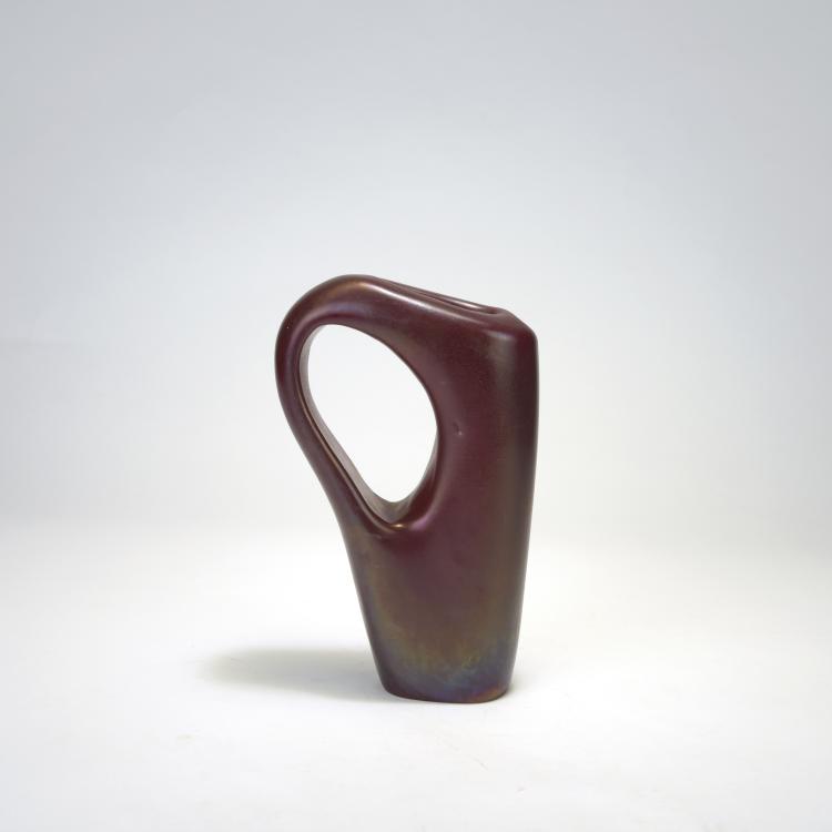 Bild 1 zu Objekt, 'Anse volante' vase, c1952, Giorgio Ferro, A.Ve.M., Murano, 134D 894