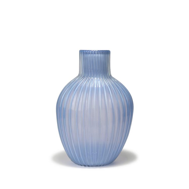 Hauptbild zu Objekt, Vase 'Opalino a coste', um 1955, Archimede Seguso, Seguso, Archimede,, 134D 896