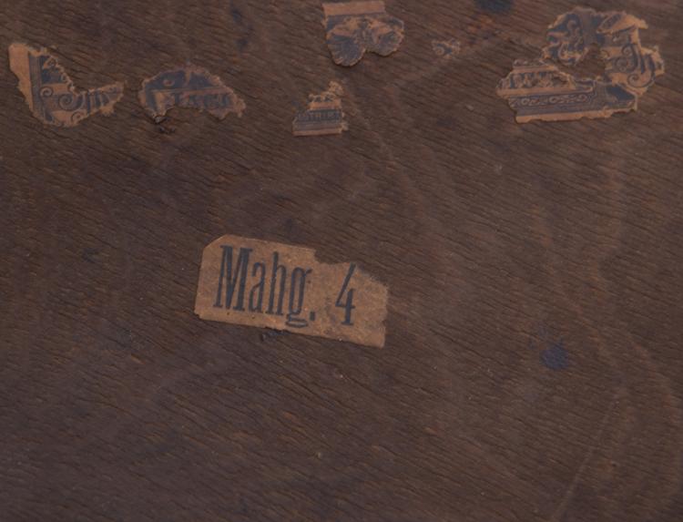 Bild 6 zu Objekt, Vier Satztische '986', um 1905, Josef Hoffmann, Kohn, Jacob & Josef, Teschen, 134D 749