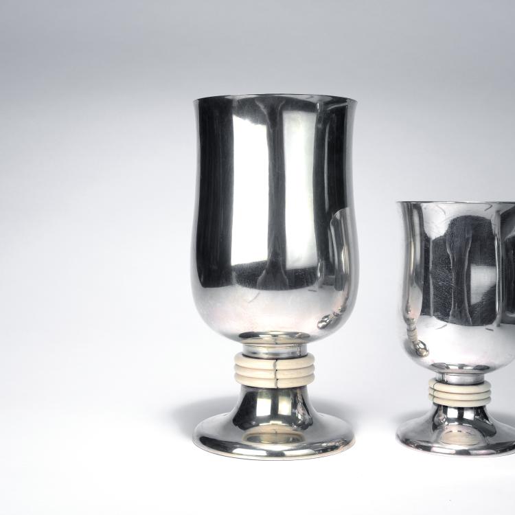 Bild 2 zu Objekt, Two goblets, c1935, Wilhelm Wahl, Binder, Wilhelm, Schw&auml;bisch Gm&uuml;nd, 134D 860