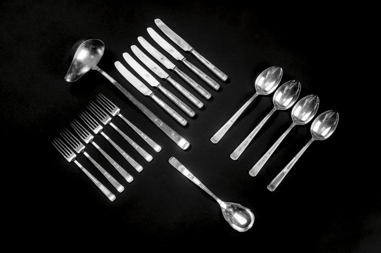 Hauptbild zu Objekt, 20 Teile Besteck '2000', 1901 , Joseph Maria Olbrich, Clarfeld & Springmeyer, Hemer, 134D 740