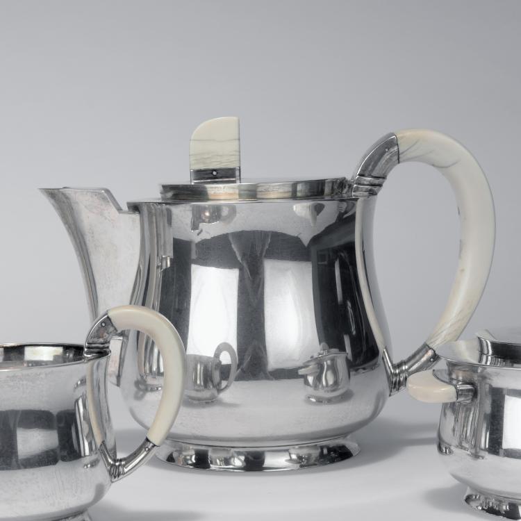 Bild 2 zu Objekt, Kaffee- und Teeservice, um 1930 , Kurz, Gottlieb, Schw&auml;bisch Gm&uuml;nd, 134D 821