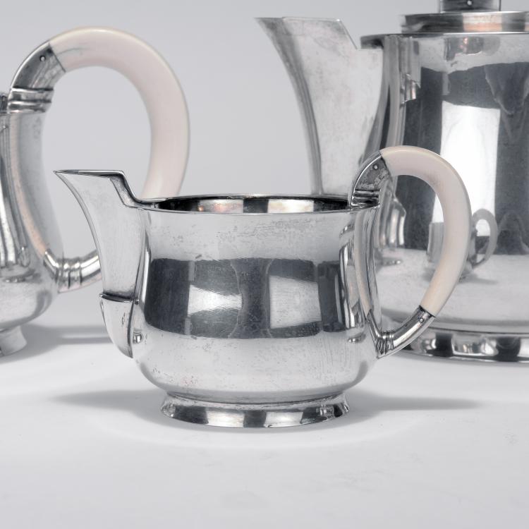 Bild 3 zu Objekt, Kaffee- und Teeservice, um 1930 , Kurz, Gottlieb, Schw&auml;bisch Gm&uuml;nd, 134D 821