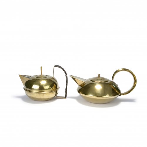 Two teapots, c1930