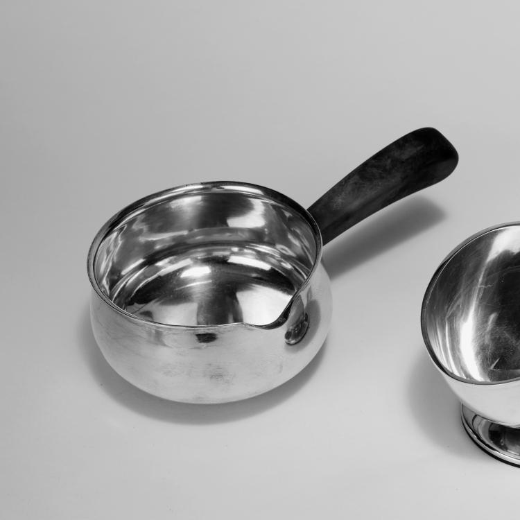 Bild 4 zu Objekt, Drei Saucieren und L&ouml;ffel, um 1935-50, Frantz Hingelberg, Hingelberg, Frantz Xaver, Aarhus, 134D 863