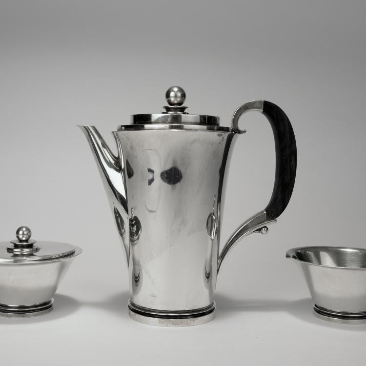 Bild 2 zu Objekt, Kaffeeservice, um 1930, Harald Nielsen, Jensen, Georg, Kopenhagen, 134D 827
