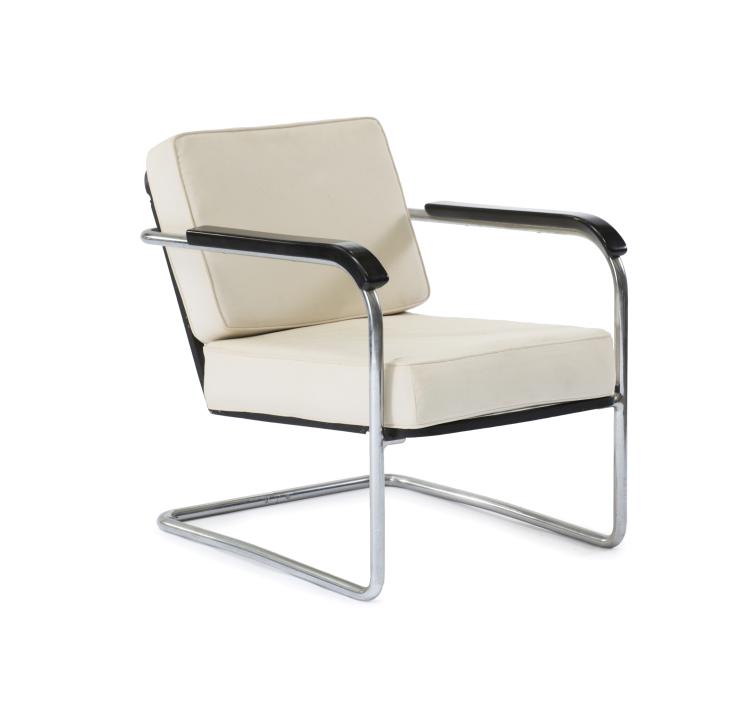 Hauptbild zu Objekt, Freischwinger 'WB-21', um 1930, Werner Max Moser, Embru-Werke, R&uuml;ti, 134D 829