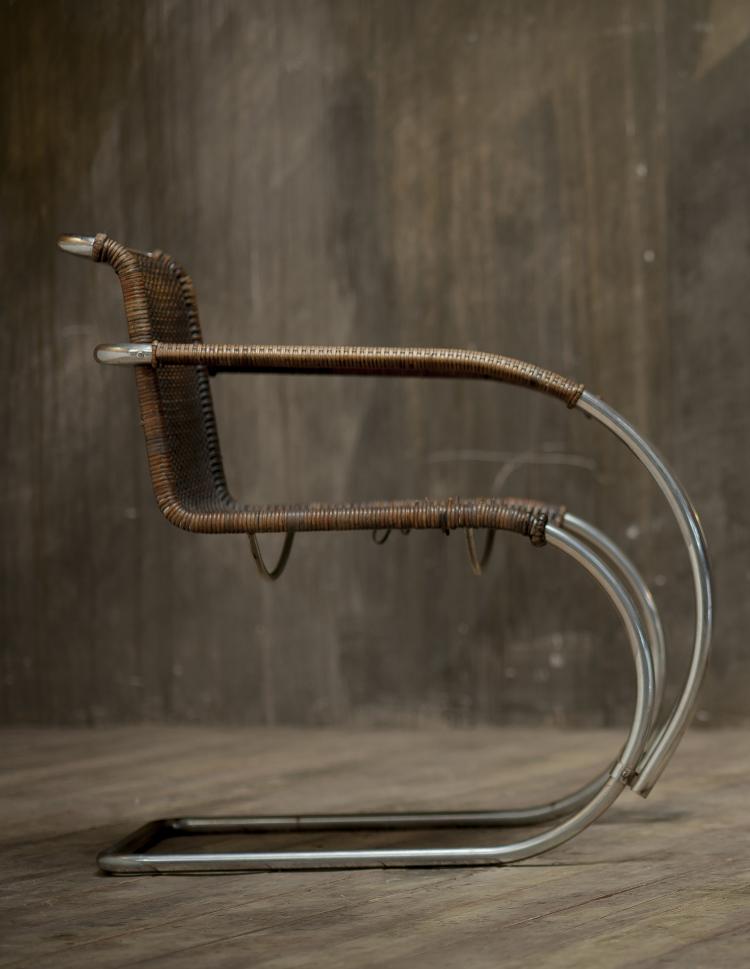 Bild 6 zu Objekt, Stahlrohrsessel 'MR 20', 1927, Ludwig Mies van der Rohe, Berliner Metallgewerbe; M&uuml;ller, Joseph, Berlin, 134D 793