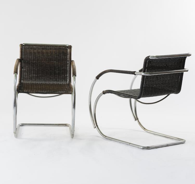 Bild 7 zu Objekt, Stahlrohrsessel 'MR 20', 1927, Ludwig Mies van der Rohe, Berliner Metallgewerbe; M&uuml;ller, Joseph, Berlin, 134D 793