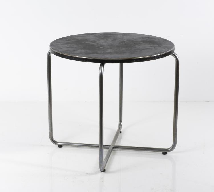 Bild 2 zu Objekt, Beistelltisch 'MR 130', um 1927-31, Bigler, Spichiger und Cie. AG (BIGLA), Bern, 134D 798