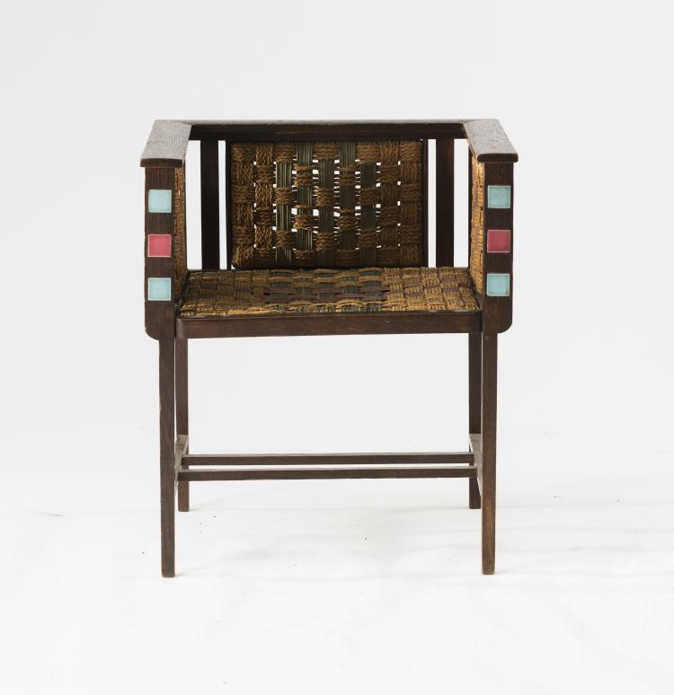 Bild 1 zu Objekt, Armlehnsessel 'Liberty', 1910er Jahre, &Ouml;sterreich (zugeschrieben), 134D 757