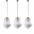 Three 'Holophane' ceiling lights, 1930s