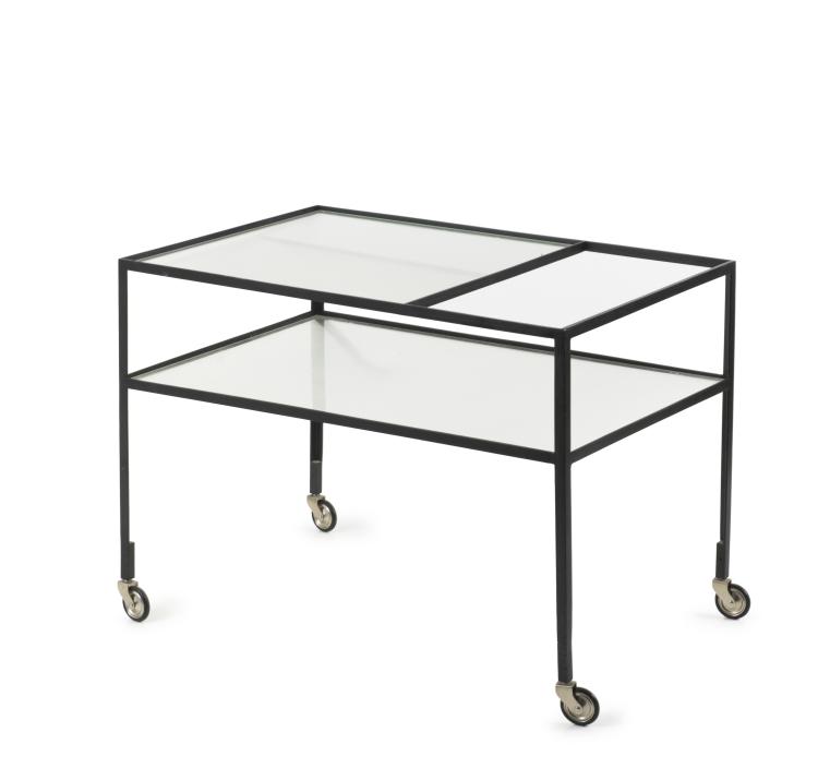 Hauptbild zu Objekt, Serving cart, 1956, Herbert Hirche, Holz&auml;pfel, Christian, KG, Ebhausen, 134D 898
