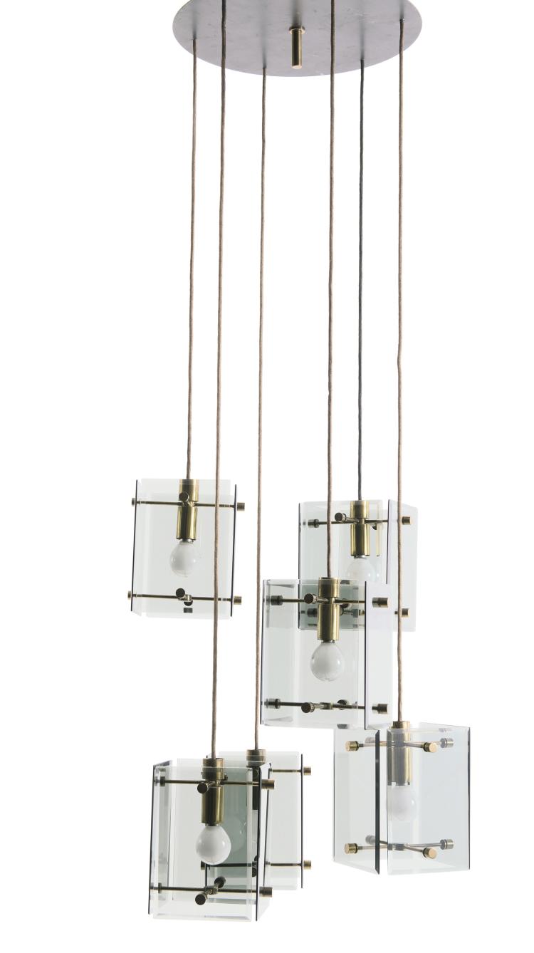 Hauptbild zu Objekt, Ceiling light, c1958, Fontana Arte, Mailand, 134A 95