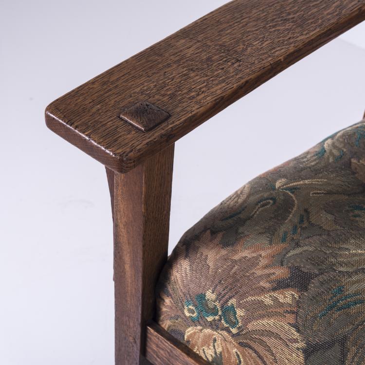 Bild 5 zu Objekt, 'Slatted Arm Chair', c1905, Gustav Stickley, Stickley, L. & J.G., Fayetteville, NY, 136A 9