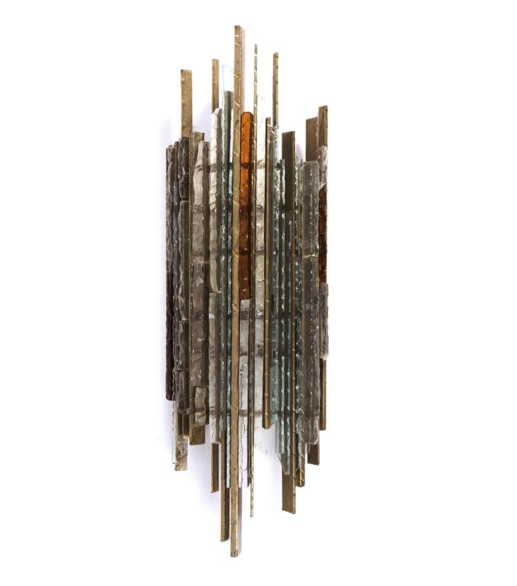 Hauptbild zu Objekt, Wandleuchte, um 1970, Albano Poli, Poliarte, Verona, 134A 174