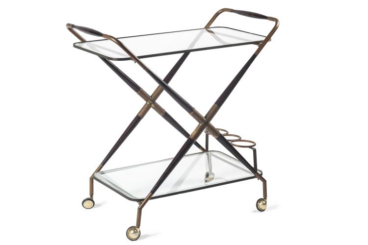 Hauptbild zu Objekt, Serving cart, 1950s, Cesare Lacca, Italien, 134A 62