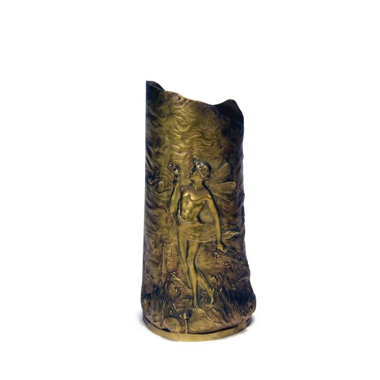 Hauptbild zu Objekt, Symbolist 'La Moisson' vase, c1900, Louchet, Paris, 135 359